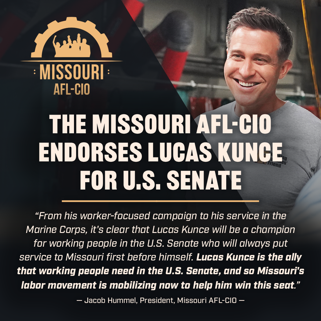 Kunce Announces First Slate Of Endorsements From Leaders And ...